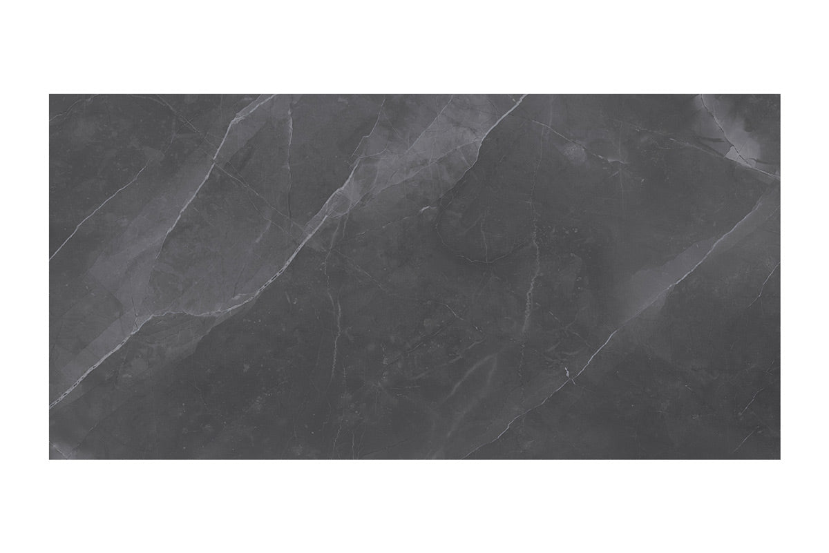 Kosmo Marble Dark Grey Polished Porcelain Tile