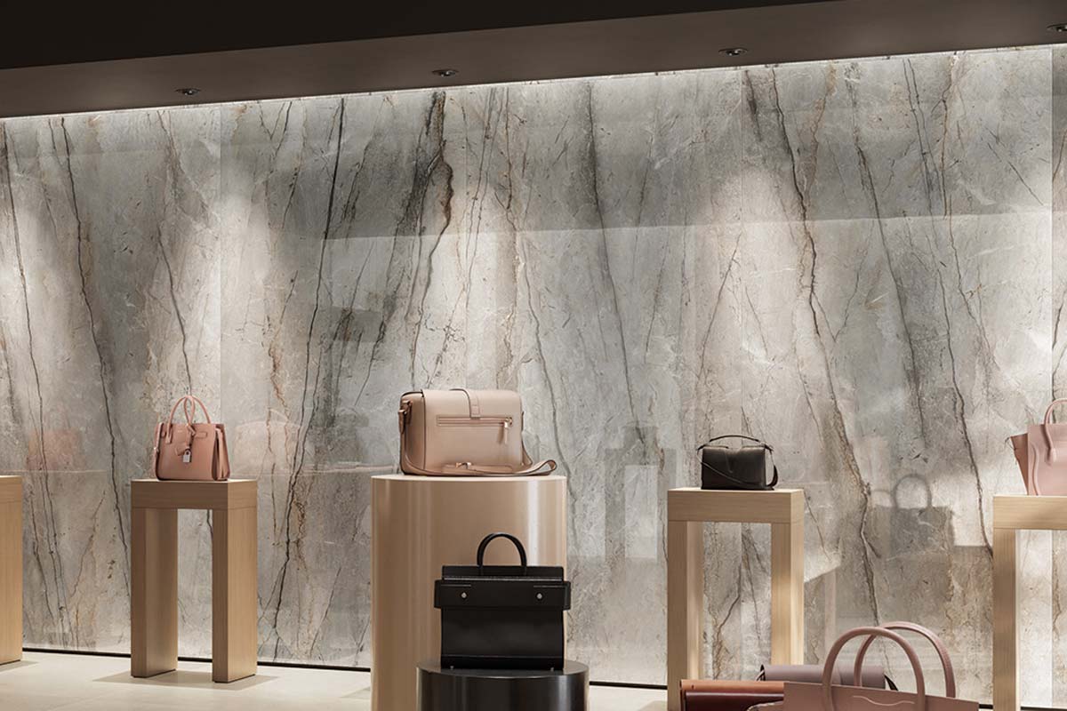 Paloma Marble Grey Polished Porcelain  Tile