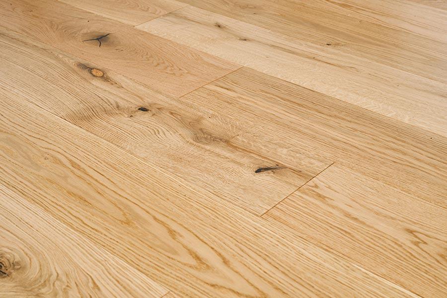 Galleria Professional Engineered European Rustic Oak Flooring 14mm X 190mm Natural Brushed & Oiled