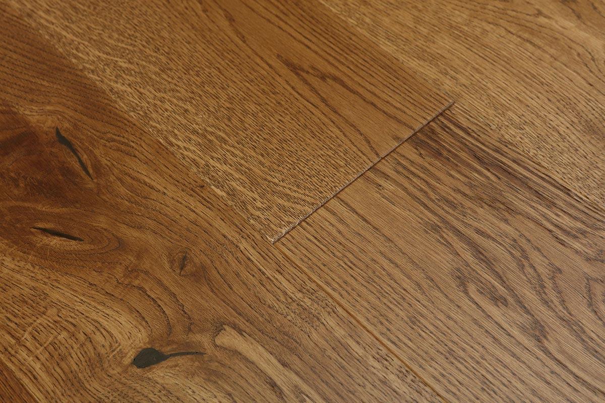 Home Choice Engineered European Nature Oak Flooring 14mm x 180mm Chestnut Brushed Matt Lacquered