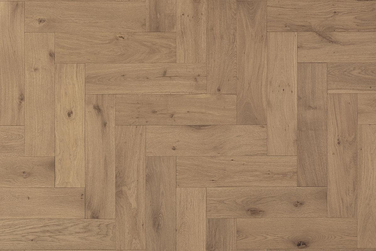 Home Choice Engineered European Rustic Oak Herringbone Flooring 14mm x 150mm Blonde Matt Lacquered
