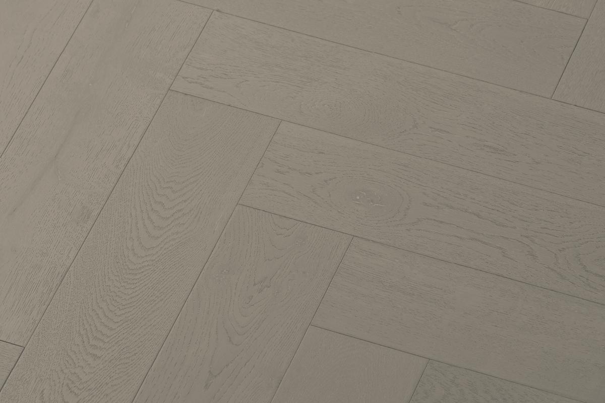 Home Choice Engineered European Rustic Oak Herringbone Flooring 14mm x 150mm Platinum Matt Lacquered