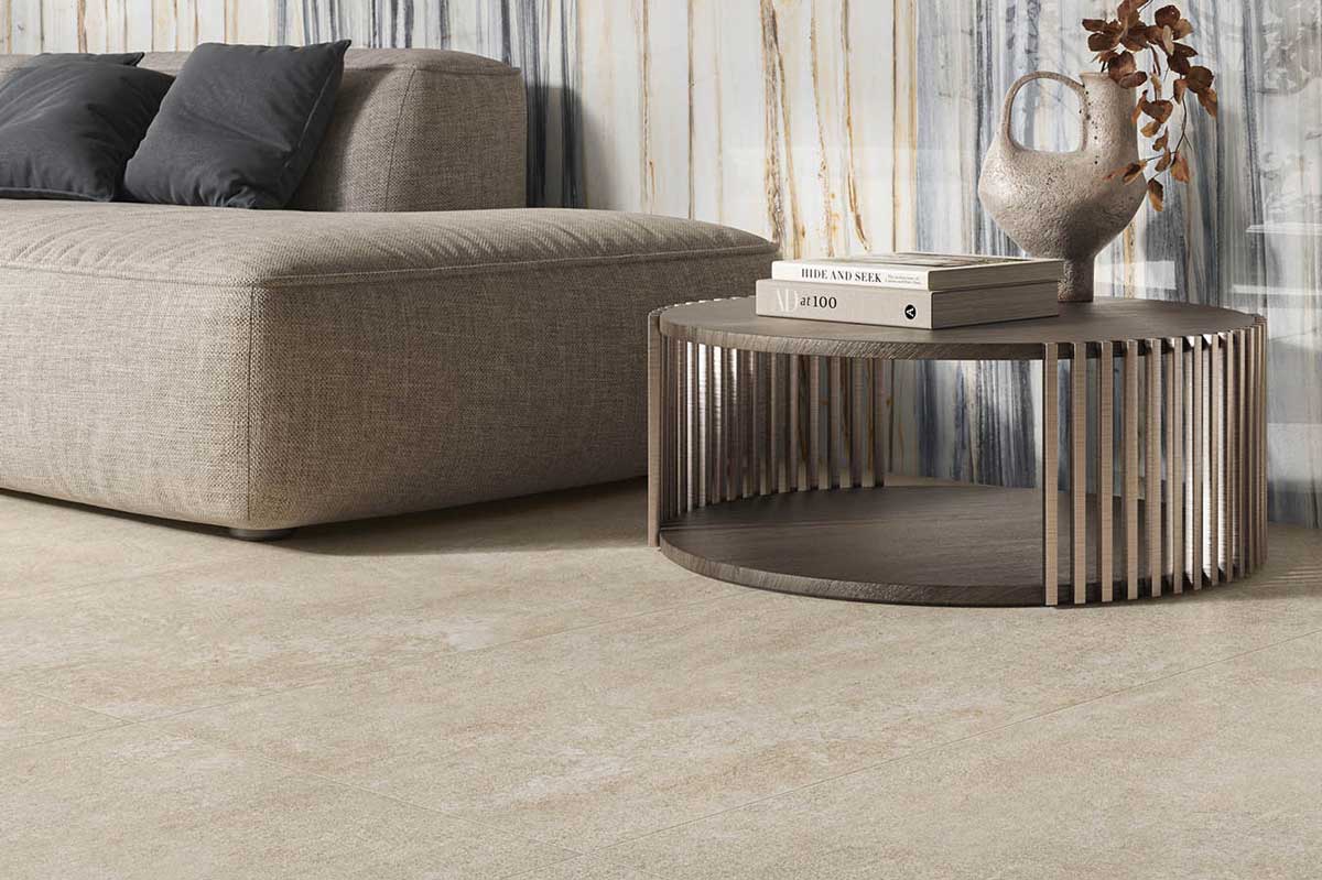 Crema Stone Beige Matt Porcelain  Tile