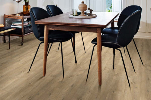 Spectra Luxury Acoustic Rigid Core Click Vinyl Flooring Latte Oak Plank Built-In Underlay