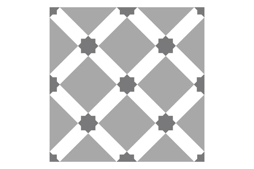 Chiara Concrete Grey Ornamental Matt Porcelain Tile