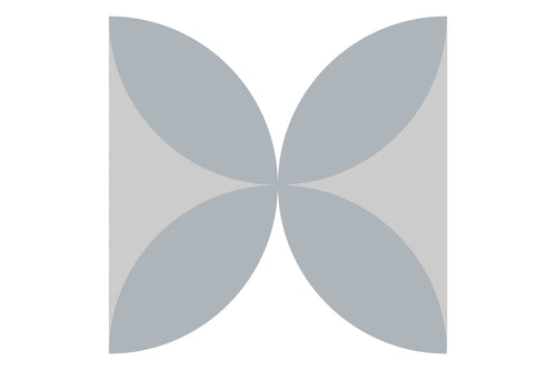 Riva Concrete Grey Petal Matt Porcelain Tile