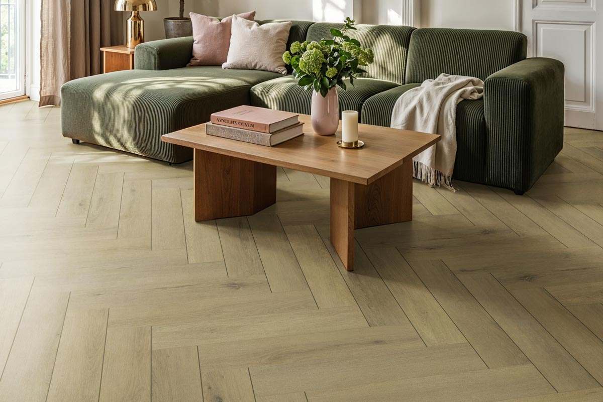 Audacity Oslo Herringbone Rigid Core Click Luxury Vinyl Flooring