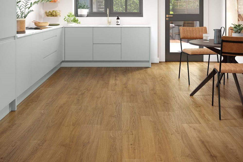 Spectra Luxury Gluedown Vinyl Flooring Toasted Almond Oak Plank