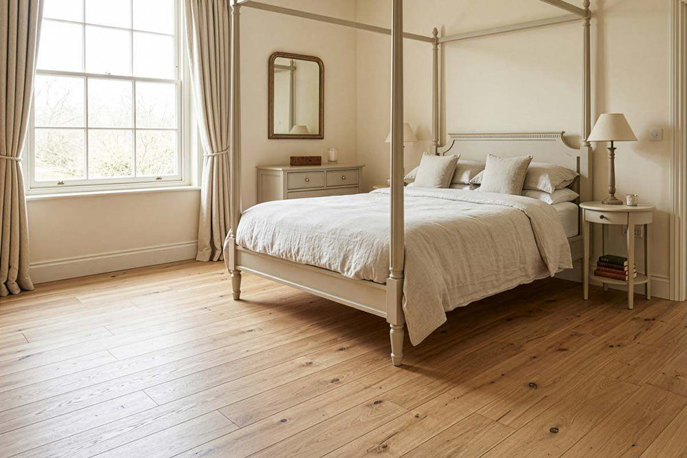 Galleria Professional Solid European Rustic Oak Flooring 18mm x 150mm Unfinished