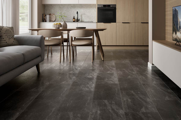 Aqualock 8mm Laminate Tile Midnight Black