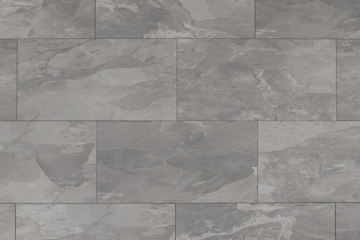 Aqualock 8mm Laminate Tile Silver Steel