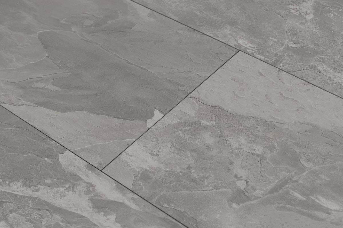 Aqualock 8mm Laminate Tile Silver Steel