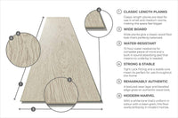 Audacity 12mm Laminate Flooring White Oak Built-in Underlay
