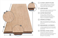 Audacity 12mm Laminate Meadow Oak Built-in Underlay