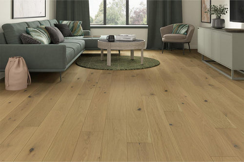 Home Choice Engineered European Rustic Oak Flooring 14mm x 180mm Banana Song Lacquered