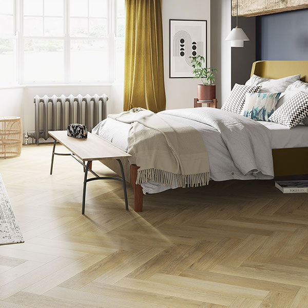 Audacity Classic Oak Herringbone Rigid Core Click Luxury Vinyl Flooring