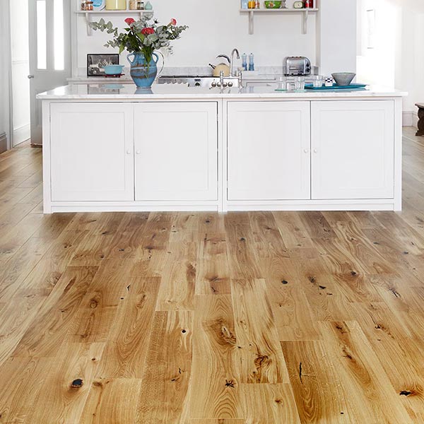 Home Choice Engineered European Rustic Oak Flooring 14mm x 180mm Natural Lacquered