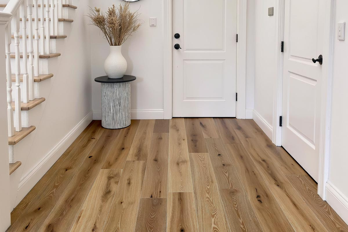 Galleria Professional Engineered European Rustic Oak Flooring 14mm x 190mm Stoney Grey