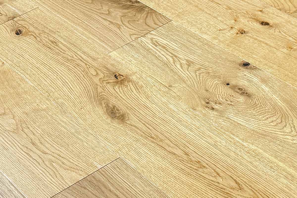 Home Choice Engineered European Rustic Oak Flooring 14mm x 190mm Natural Matt Lacquered