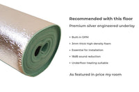 Galleria Professional Engineered European Nature Oak Flooring 20mm x 240mm Brushed & Oiled
