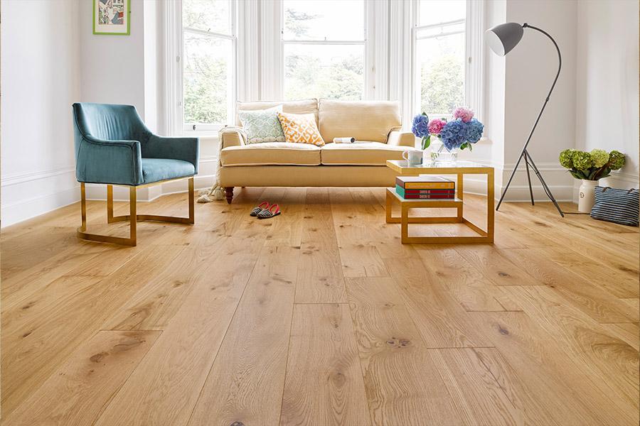 Galleria Professional Engineered European Rustic Oak Flooring 14mm x 240mm Natural Brushed & Oiled