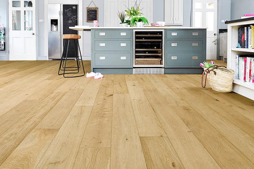 Galleria Professional Engineered European Rustic Oak Flooring 20mm x 190mm Natural Invisible Oil