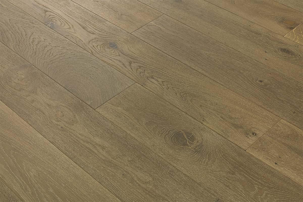 Galleria Professional Engineered European Rustic Oak Flooring 20mm x 190mm Stoney Grey Oiled