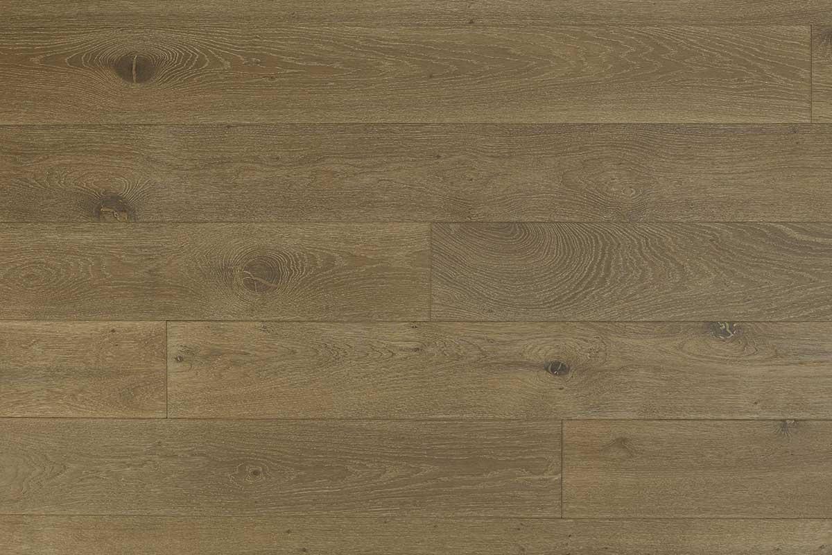 Galleria Professional Engineered European Rustic Oak Flooring 14mm X 190mm Stoney Grey Oiled