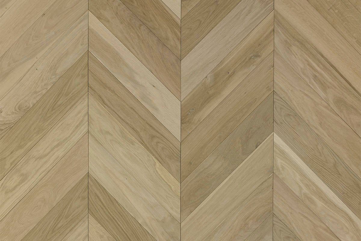Galleria Professional Engineered Select Oak Chevron 14mm x 110mm Unfinished