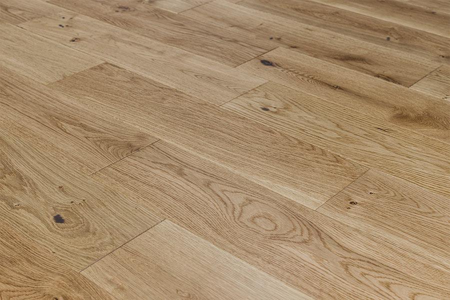 Galleria Professional Solid European Rustic Oak Flooring 18mm X 150mm Natural Lacquered