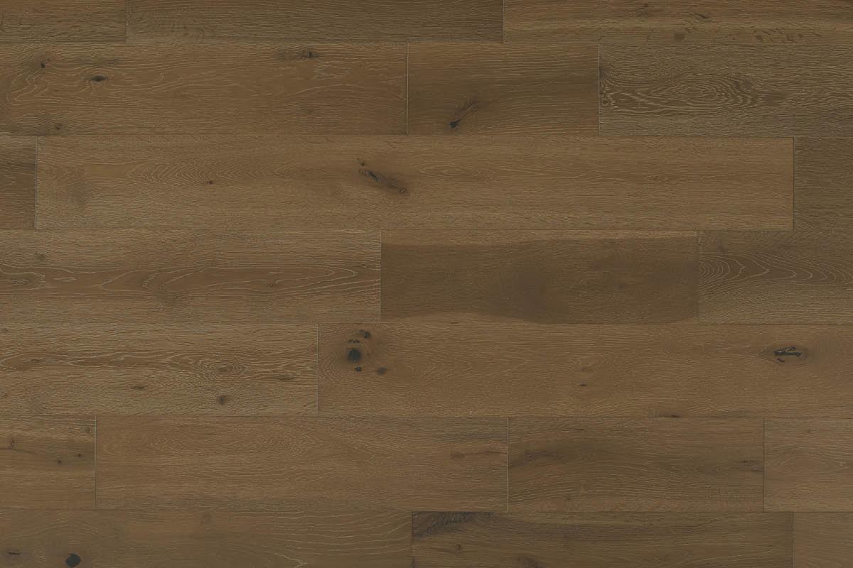 Galleria Professional Solid European Rustic Oak Flooring 18mm x 150mm Stoney Grey Brushed & Lacquered