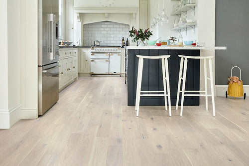 Home Choice Engineered European Rustic Oak Flooring 14mm x 180mm Cappuccino Grande Lacquered