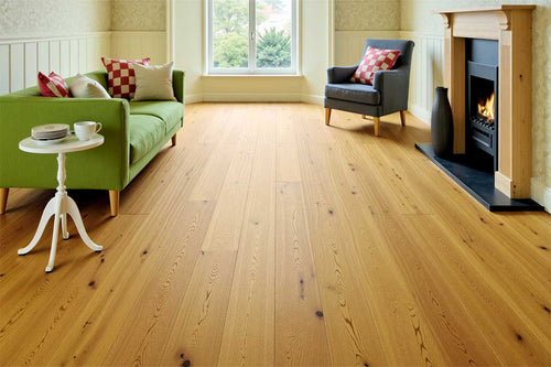 Home Choice Engineered European Rustic Oak 14mm x 190mm Natural Brushed Invisible Oiled