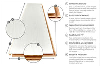 Home Choice Engineered European Nature Ash Flooring 14mm x 180mm Lemon Sorbet Grande Lacquered