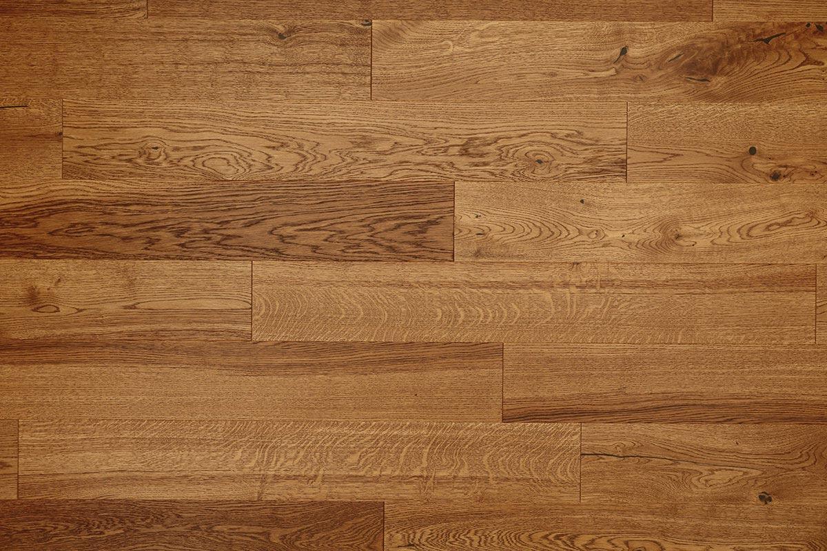 Home Choice Engineered European Nature Oak Flooring 14mm x 180mm Chestnut Brushed Matt Lacquered