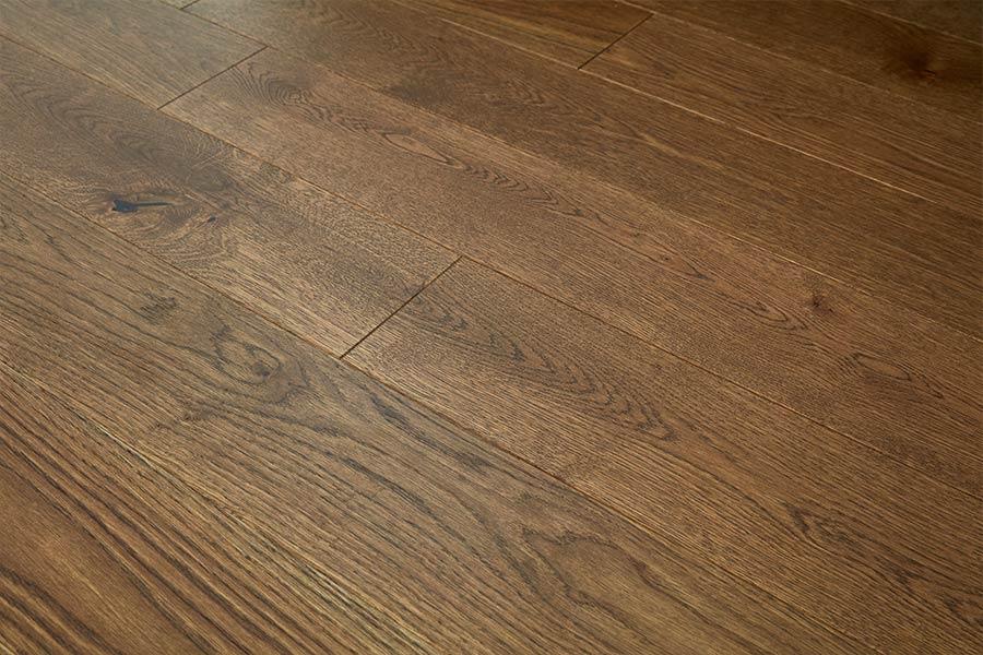 Home Choice Engineered European Rustic Oak Flooring 14mm x 130mm Brown Sugar Lacquered