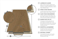 Home Choice Engineered European Rustic Oak Flooring 14mm x 190mm Natural Matt Lacquered