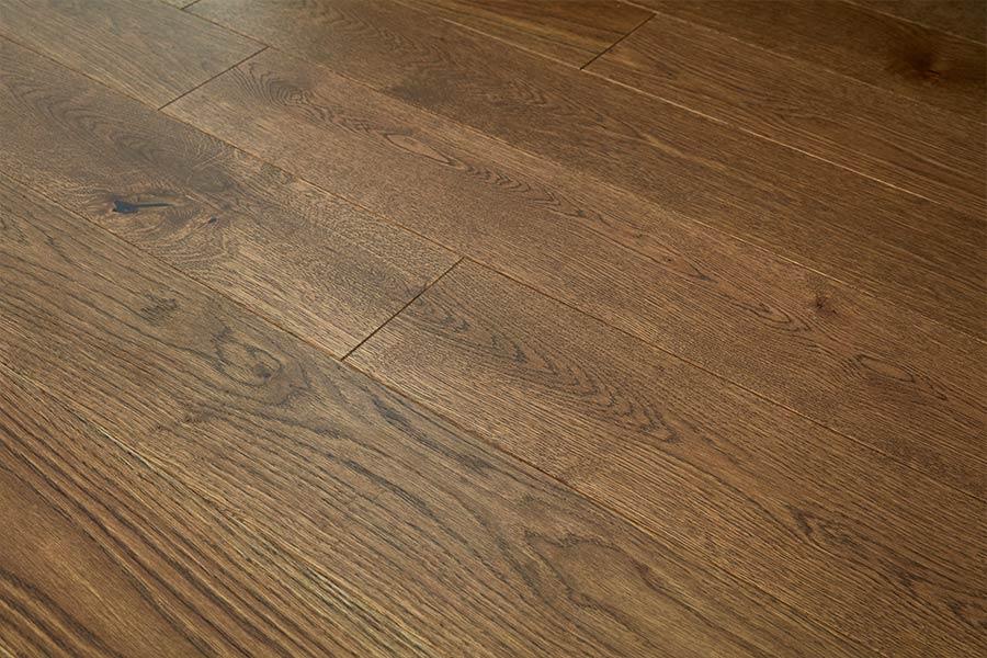 Home Choice Engineered European Rustic Oak Flooring 14mm x 180mm Brown Sugar Lacquered