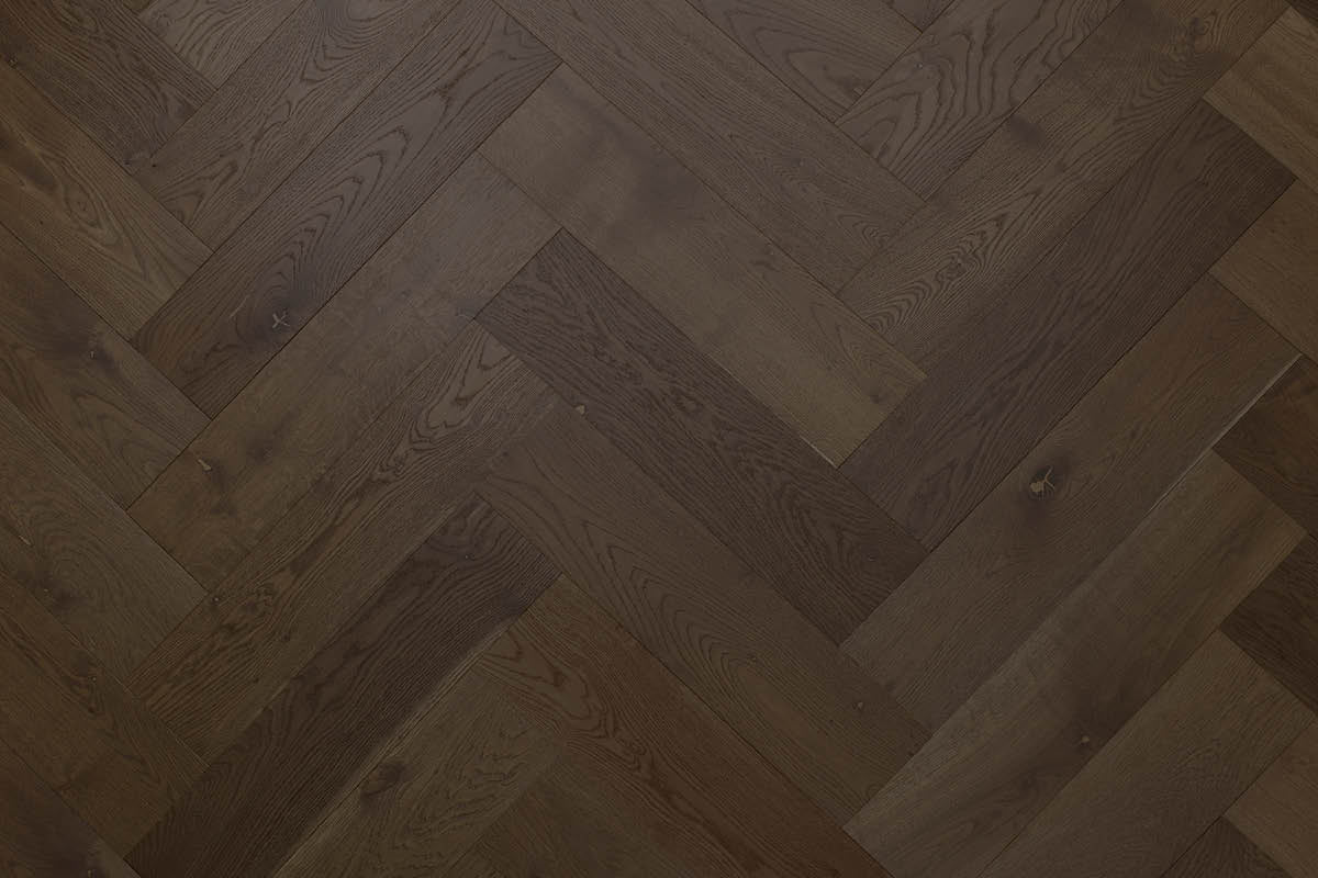 Home Choice Engineered European Rustic Oak Herringbone Flooring 14mm x 150mm Truffle Matt Lacquered