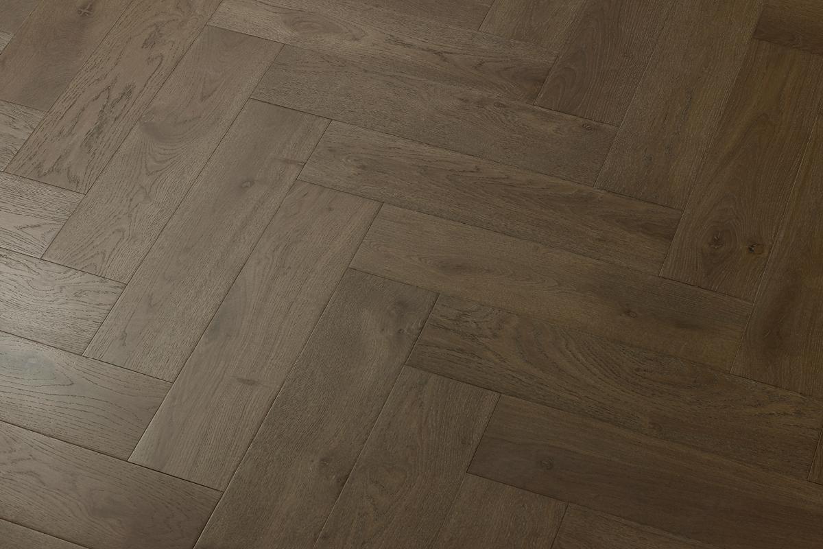 Home Choice Engineered European Rustic Oak Herringbone Flooring 14mm x 150mm Bronze Matt Lacquered