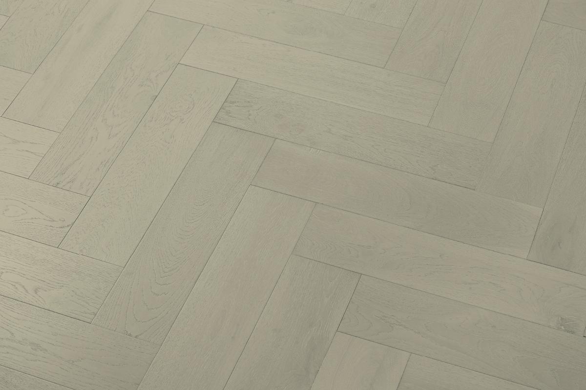 Home Choice Engineered European Rustic Oak Herringbone Flooring 14mm x 150mm Pearl Matt Lacquered