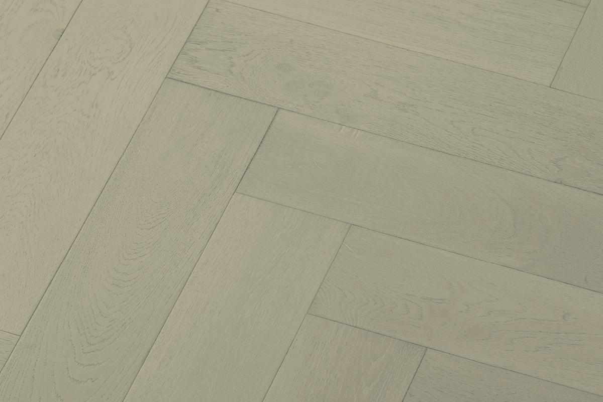 Home Choice Engineered European Rustic Oak Herringbone Flooring 14mm x 150mm Pearl Matt Lacquered