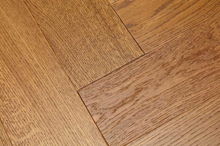 Home Choice Herringbone Engineered European Rustic Oak Flooring 14mm x 130mm Brown Sugar Lacquered