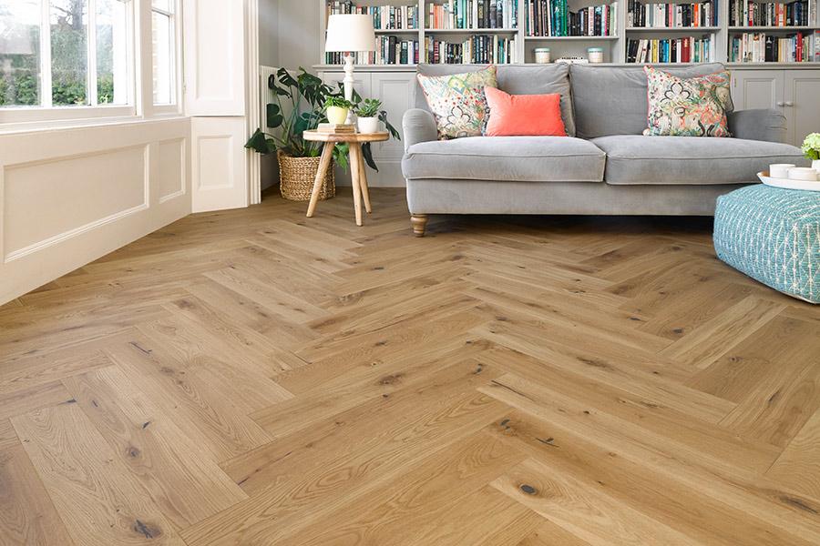 Home Choice Herringbone Engineered European Rustic Oak Flooring 14mm x 130mm Toffee Oiled