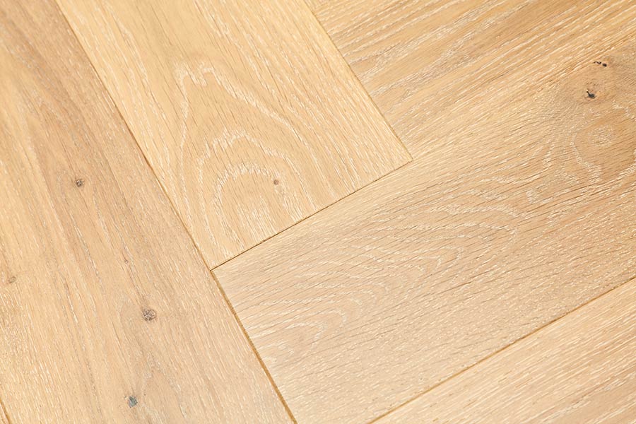 Home Choice Herringbone Engineered European Select Oak Flooring 14mm x 130mm Grissini Lacquered
