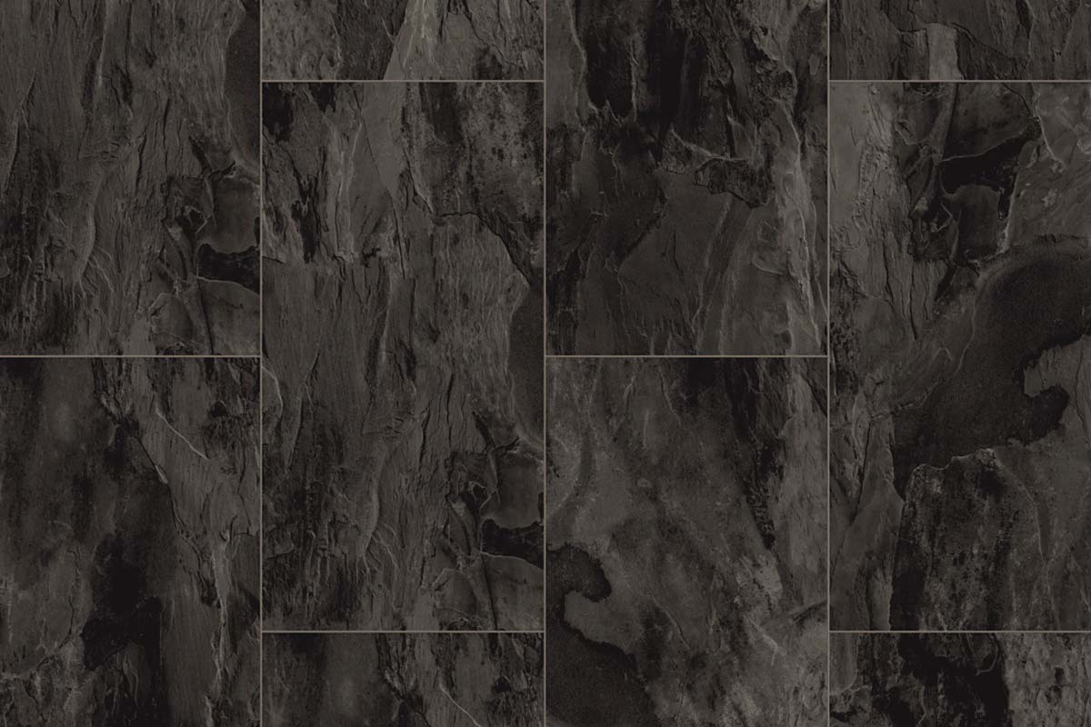 Aqualock 8mm Laminate Tile Midnight Black