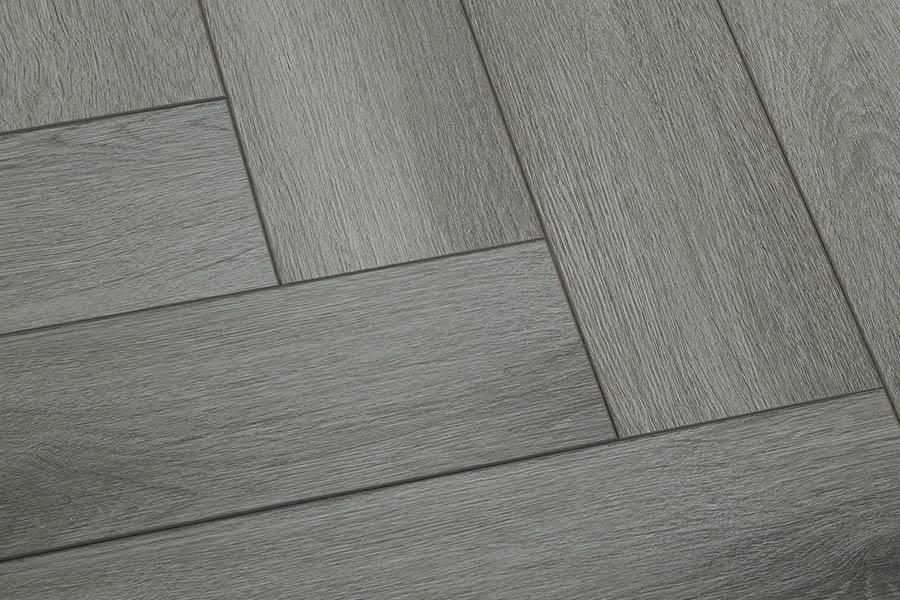 Audacity Antique Grey Oak Herringbone Rigid Core Click Luxury Vinyl Flooring