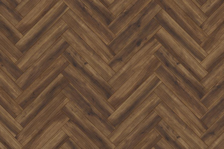 Audacity Mocha Oak Herringbone Luxury Rigid Core Click Vinyl Flooring