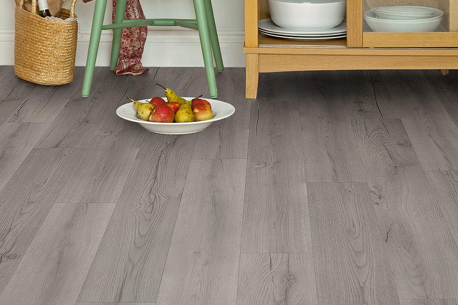 Series Woods 8mm Laminate Flooring Grey Oak