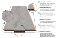 Series Woods 8mm Laminate Flooring Grey Oak